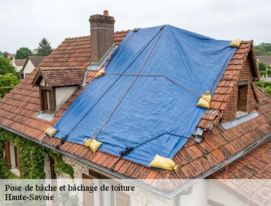 Pose de bâche et bâchage de toiture 74 Haute-Savoie Rénovation CM