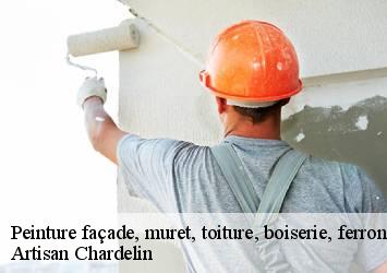 Peinture façade, muret, toiture, boiserie, ferronerie, gouttière  bonneguete-74150 Artisan Chardelin
