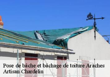 Pose de bâche et bâchage de toiture  araches-74300 Artisan Chardelin