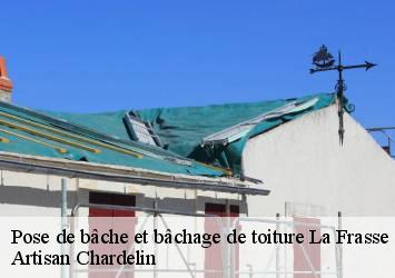 Pose de bâche et bâchage de toiture  la-frasse-74300 Artisan Chardelin