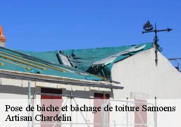 Pose de bâche et bâchage de toiture  samoens-74340 Artisan Chardelin